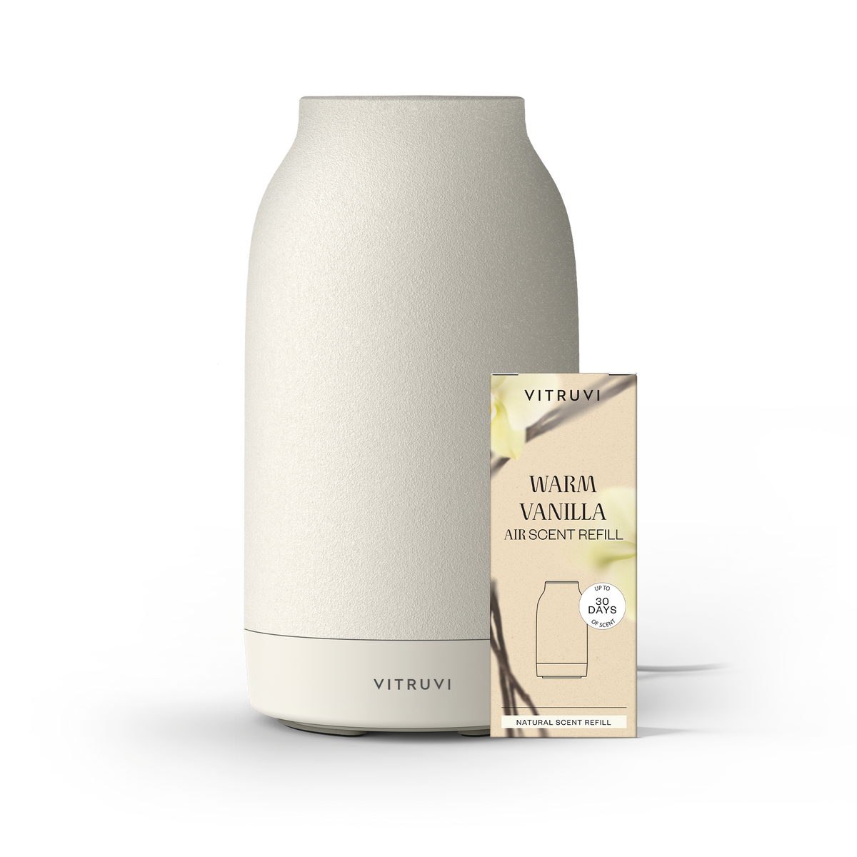 Air Waterless Diffuser - Starter Kit with Warm Vanilla Refill