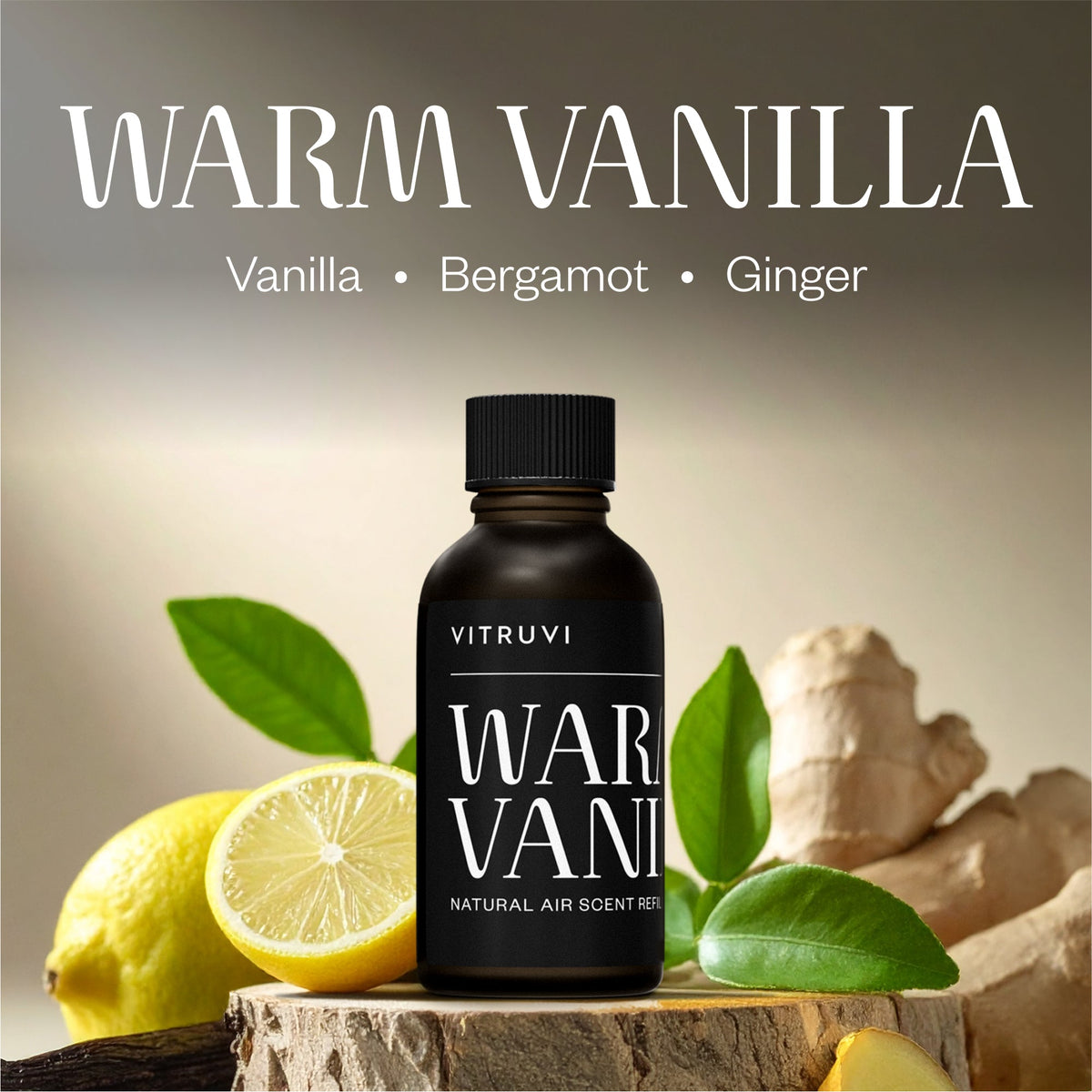 Air Waterless Diffuser - Starter Kit with Warm Vanilla Refill