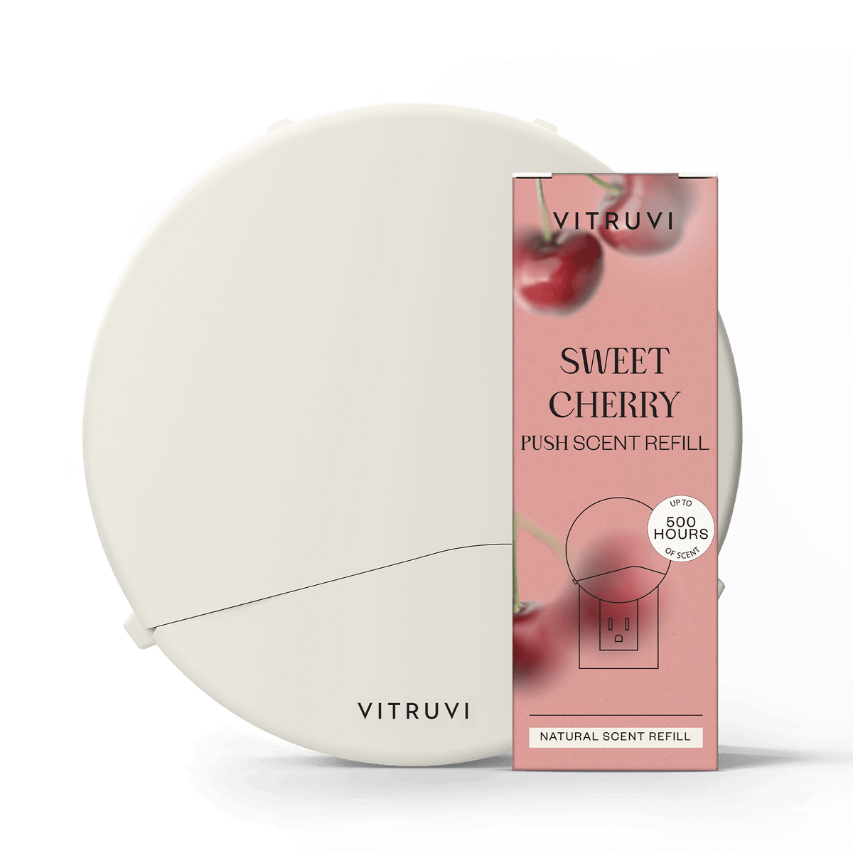 Push Plug-in Wall Diffuser – Starter Kit with Sweet Cherry Refill