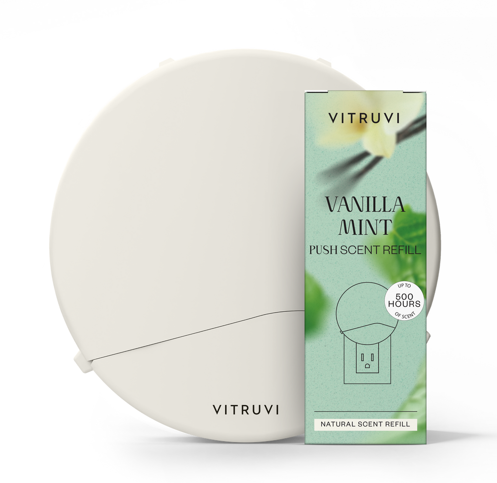 Push Plug-in Wall Diffuser – Starter Kit with Vanilla Mint Refill