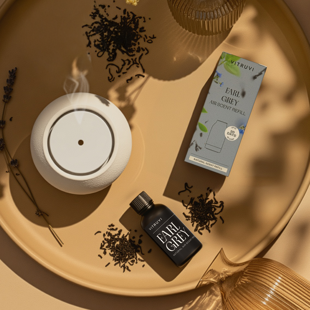 Air Waterless Diffuser - Starter Kit with Earl Grey Refill