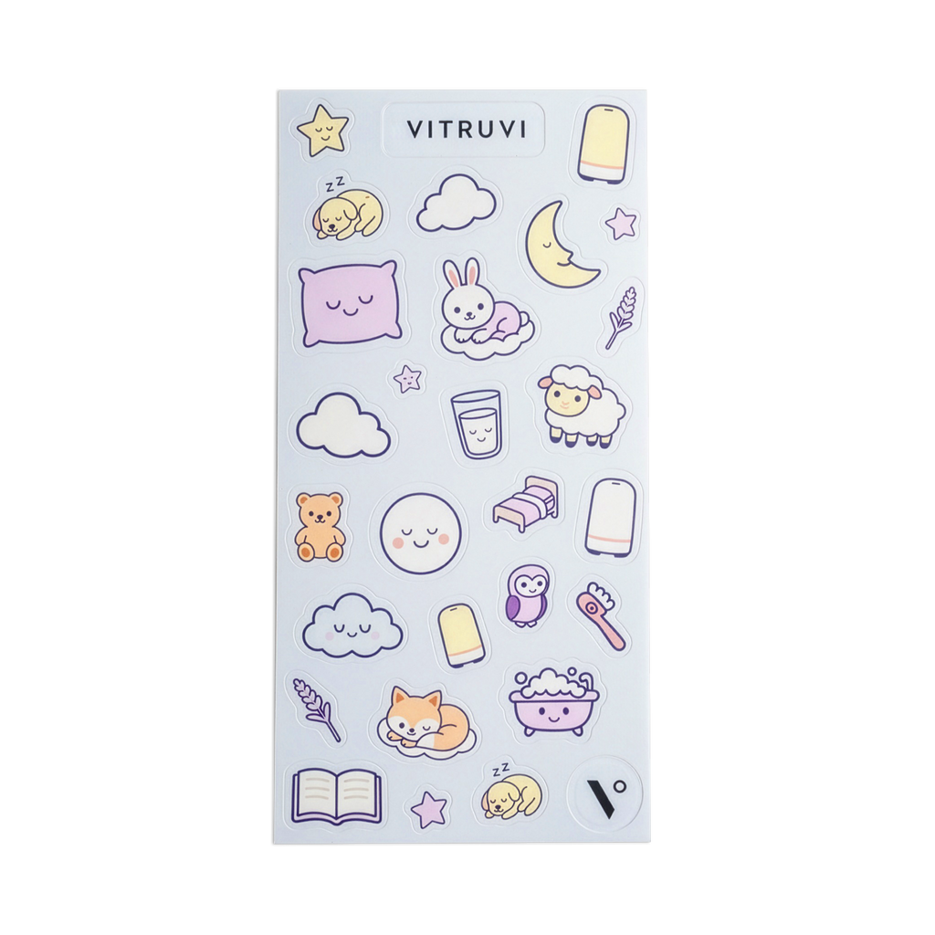 Glow and Cloud Sticker Sheet
