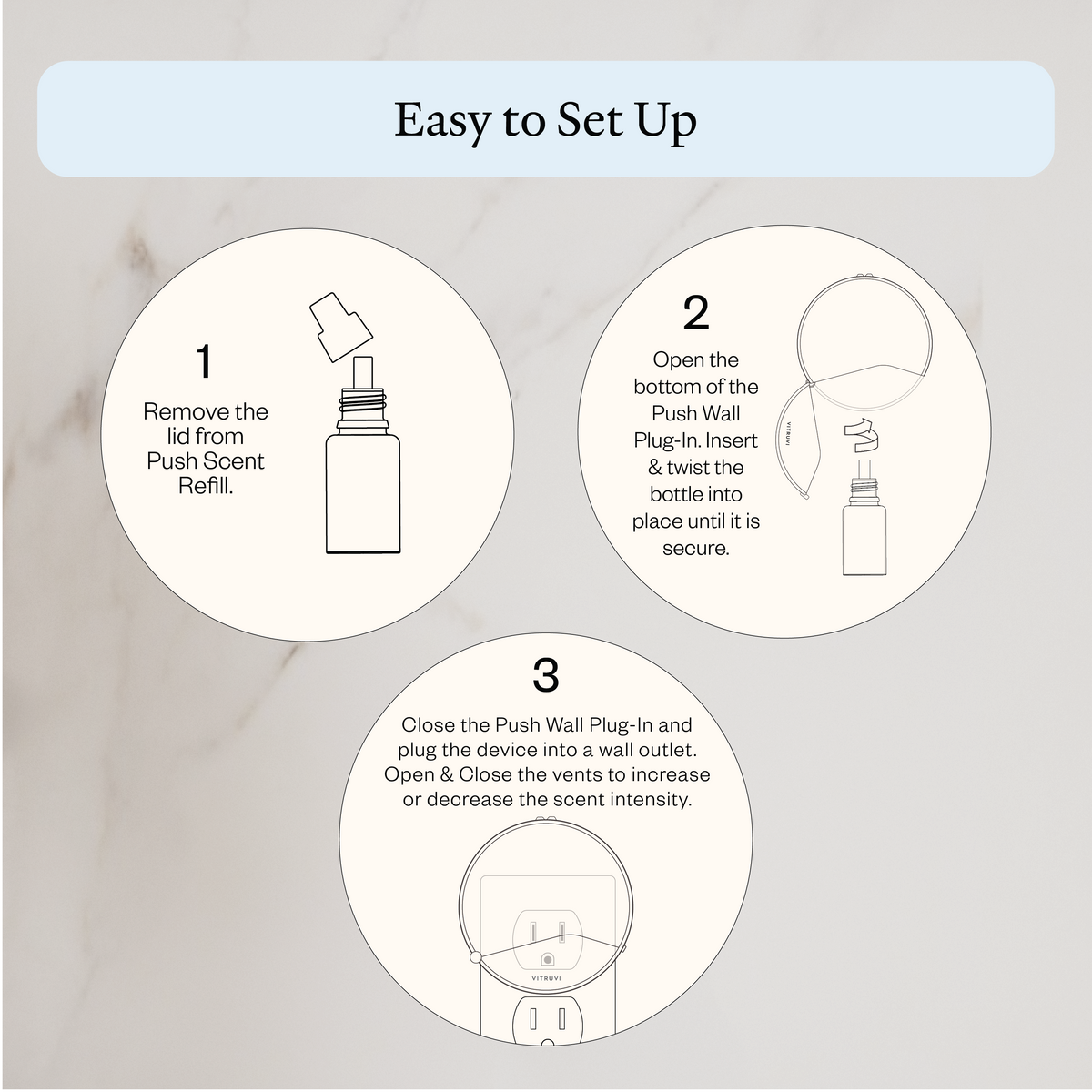 Push Plug-in Wall Diffuser – Starter Kit with Sweet Cherry Refill
